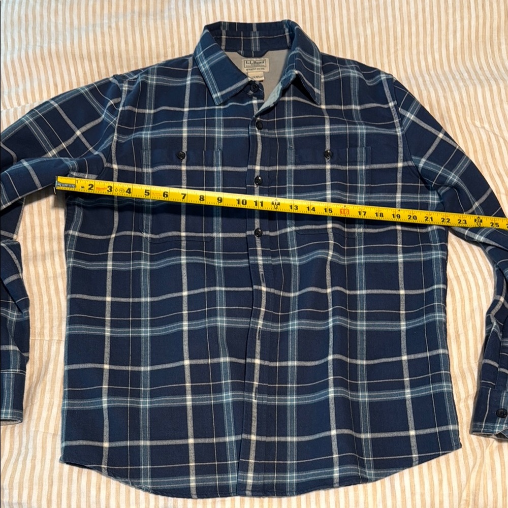 L.L. Bean Flannel Slightly Fitted Overshirt